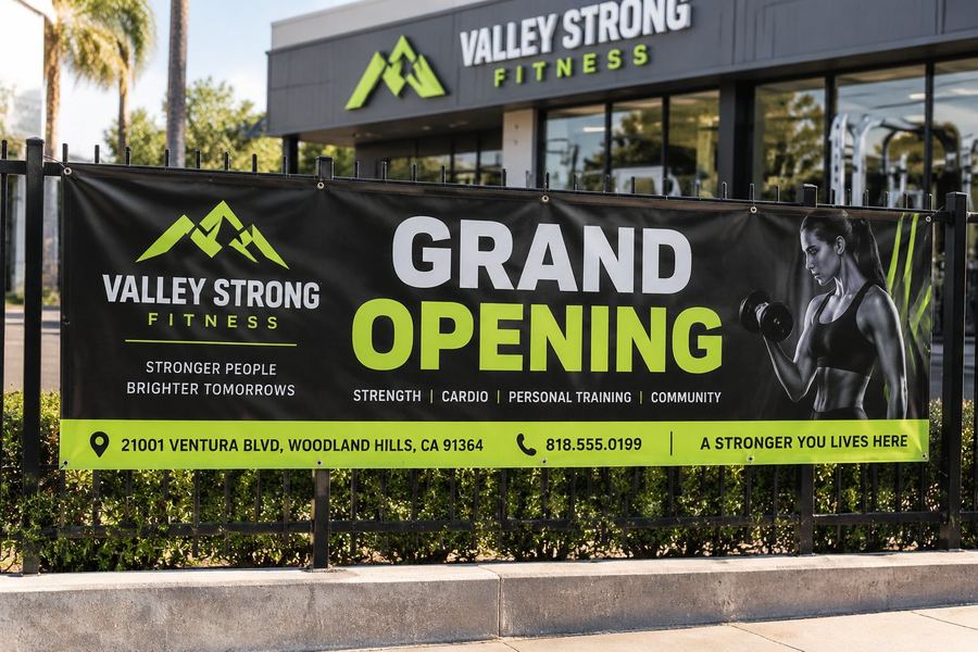 Banners at The Printing House in Encino