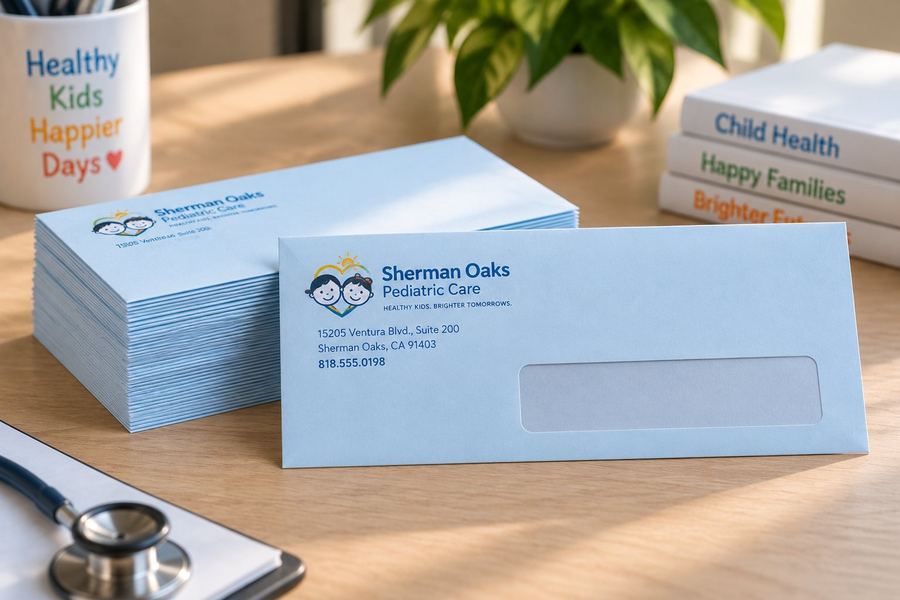 Envelopes at The Printing House in Encino
