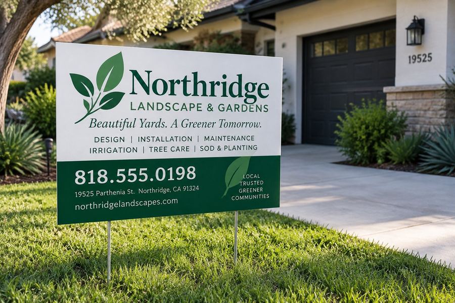 Yard Signs at The Printing House in Encino