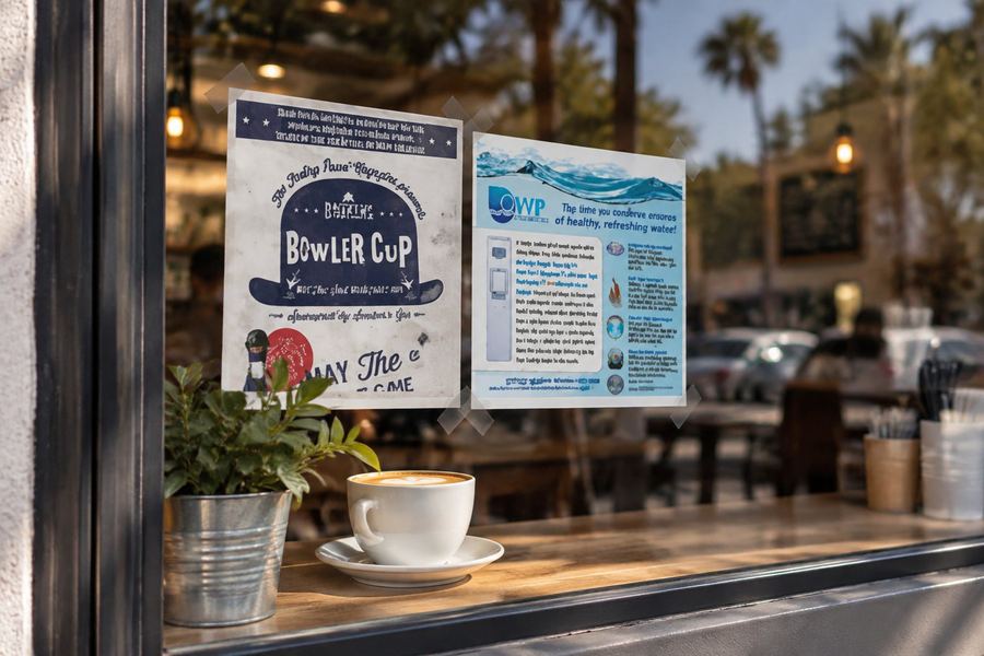 The Bowler Cup flyer, printed at The Printing House in Encino